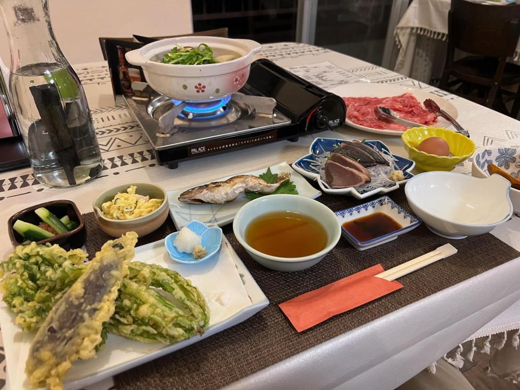 年またぎの食事