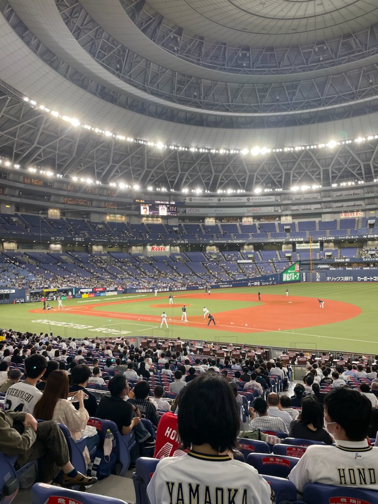 今年初の野球観戦。